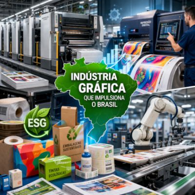 Indústria gráfica brasileira acelera transformação tecnológica e reforça papel estratégico